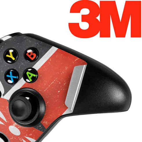 Kenya Flag Distressed Xbox One X Controller Skin